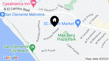 Map of 152 Avenida Pelayo, San Clemente CA, 92672