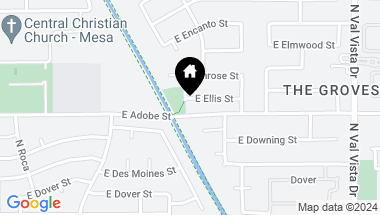 Map of 3149 E ELLIS Street, Mesa AZ, 85213