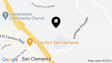 Map of 0 El Levante, San Clemente CA, 92672