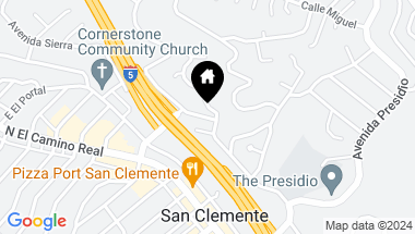 Map of 137 Avenida Caballeros Avenue, San Clemente CA, 92672