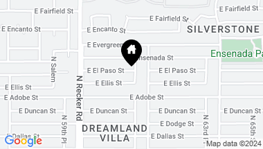 Map of 6135 E EL PASO Street, Mesa AZ, 85205