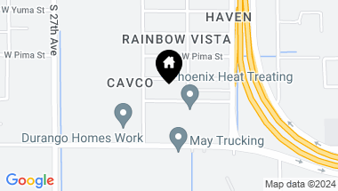 Map of 2420 W MOHAVE Street # 10, Phoenix AZ, 85009