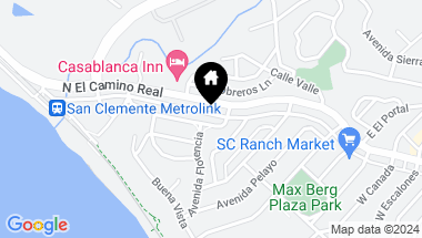 Map of 134 Avenida Florencia # C, San Clemente CA, 92672