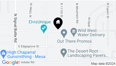 Map of 11047 E ELMWOOD Street, Mesa AZ, 85207