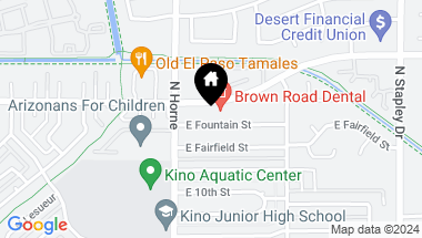 Map of 834 E Fountain Street # 2, Mesa AZ, 85203