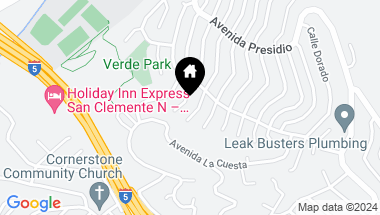 Map of 241 Calle Neblina, San Clemente CA, 92672