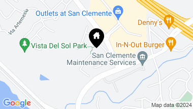 Map of 111 Via Salamanca, San Clemente CA, 92672