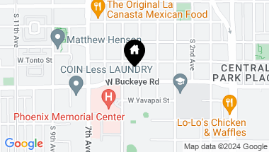 Map of 1018 S 4TH Avenue, Phoenix AZ, 85003