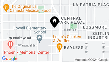 Map of 21 W TONTO Street, Phoenix AZ, 85003