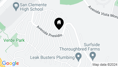 Map of 946 Avenida Presidio, San Clemente CA, 92672