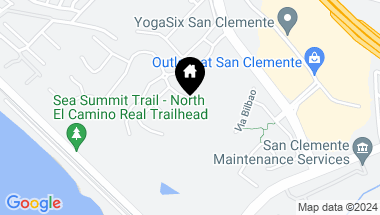Map of 111 Via Escorial, San Clemente CA, 92672