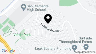 Map of 401 Calle Robles, San Clemente CA, 92672
