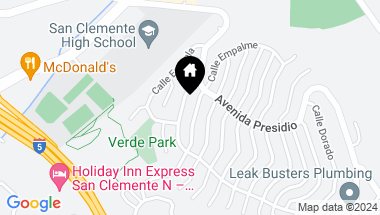 Map of 315 Calle Empalme, San Clemente CA, 92672