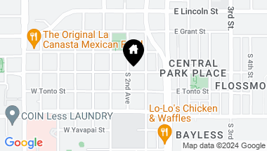 Map of 901-905 S 2nd Avenue, Phoenix AZ, 85003