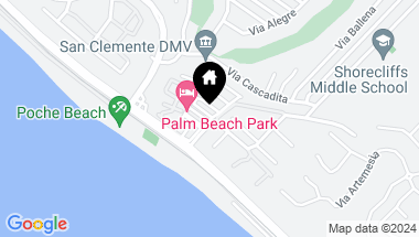 Map of 301 Beach Drive, San Clemente CA, 92672