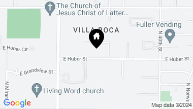Map of 3730 E HUBER Street, Mesa AZ, 85205