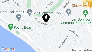 Map of 2611 Via Cascadita, San Clemente CA, 92672