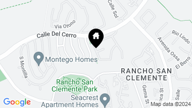 Map of 1311 Avenida De Verdes, San Clemente CA, 92672