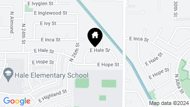 Map of 2655 E Hale Street, Mesa AZ, 85213