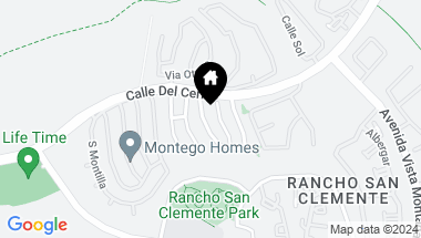 Map of 908 Via De Angeles, San Clemente CA, 92672