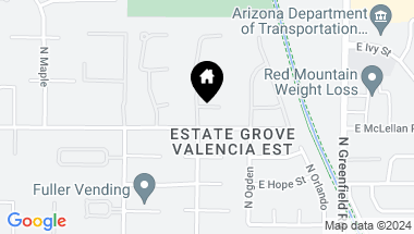 Map of 4122 E MCLELLAN Road # 1, Mesa AZ, 85205