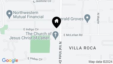 Map of 3527 E INDIGO Circle, Mesa AZ, 85213