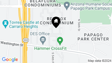 Map of 5401 E VAN BUREN Street # 3068, Phoenix AZ, 85008