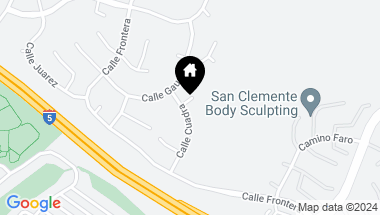 Map of 522 Calle Cuadra, San Clemente CA, 92673