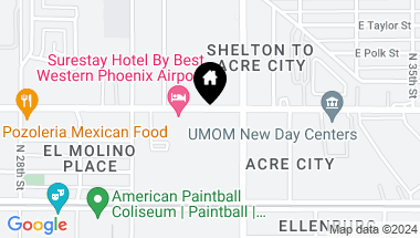 Map of 3117 E VAN BUREN Street # 8, Phoenix AZ, 85008
