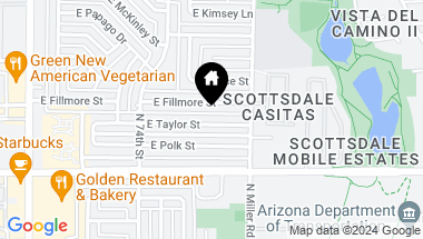Map of 7520 E TAYLOR Street, Scottsdale AZ, 85257