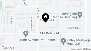 Map of 3246 E KNOLL Circle, Mesa AZ, 85213