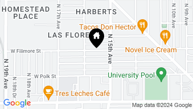 Map of 1527 W FILLMORE 1-7 Street, Phoenix AZ, 85007