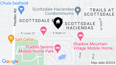 Map of 601 N hayden Road # 166, Scottsdale AZ, 85257