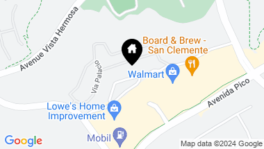 Map of 54 Avenida Merida, San Clemente CA, 92673