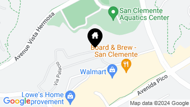Map of 71 Via Sonrisa, San Clemente CA, 92673