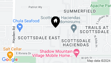 Map of 8220 E GARFIELD Street # M9, Scottsdale AZ, 85257
