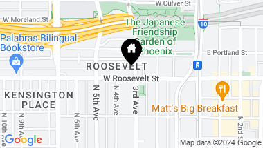 Map of 304 W ROOSEVELT Street # 102, Phoenix AZ, 85003