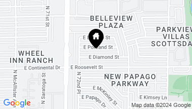 Map of 7250 E DIAMOND Street, Scottsdale AZ, 85257