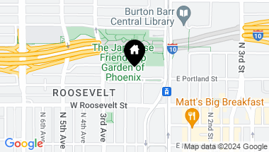Map of 100 W PORTLAND Street # 307, Phoenix AZ, 85003