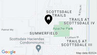 Map of 8532 E Portland Street, Scottsdale AZ, 85257