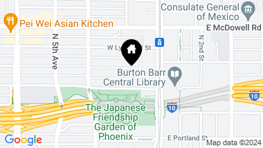 Map of 37 W WILLETTA Street, Phoenix AZ, 85003