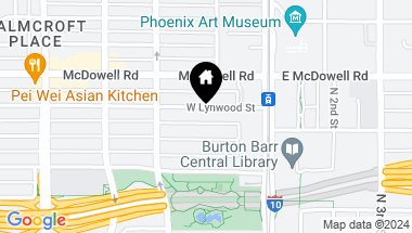 Map of 53 W Lynwood Street, Phoenix AZ, 85003