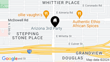 Map of 1423 N 16TH Street, Phoenix AZ, 85006