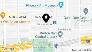 Map of 33 W Lynwood Street, Phoenix AZ, 85003
