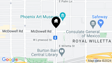 Map of 000 E McDowell Road, Scottsdale AZ, 85257