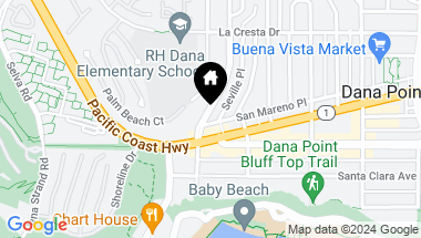 Map of 34190 Blue Lantern Street, Dana Point CA, 92629