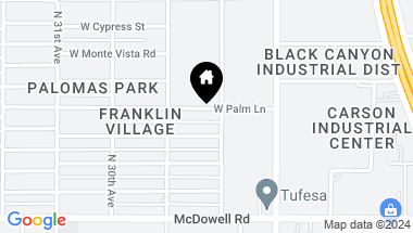 Map of 2811 W PALM Lane, Phoenix AZ, 85009