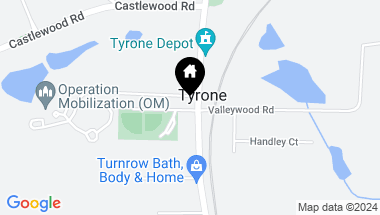 Map of 822 Senoia Road, Tyrone GA, 30290