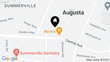 Map of 1011 MEIGS Street, Augusta GA, 30904