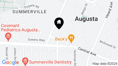 Map of 1109 TROUPE Street, Augusta GA, 30904